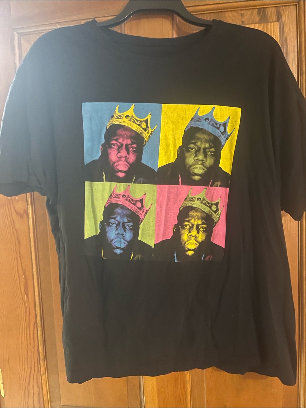 Black Pop Art Notorious B.I.G. Graphic Tee